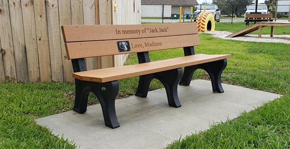 Custom Memorial Bench | Tribute Memorial Bench